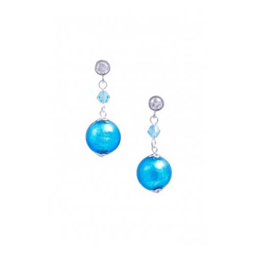 Серьги Perla Appeso Argento 09030533 голубые в Мотиви