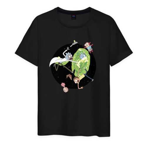 Футболка мужская ВсеМайки 1858297 черная XXXL в Мотиви