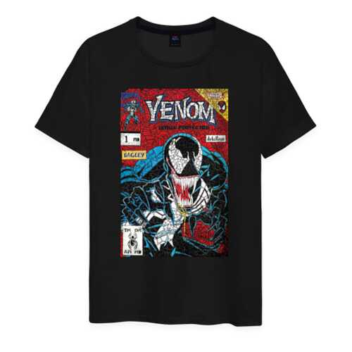 Футболка мужская ВсеМайки Venom черная 4XL в Мотиви
