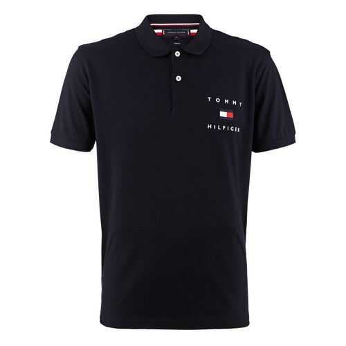 Футболка-поло мужская Tommy Hilfiger MW0MW14152 синяя S в Мотиви