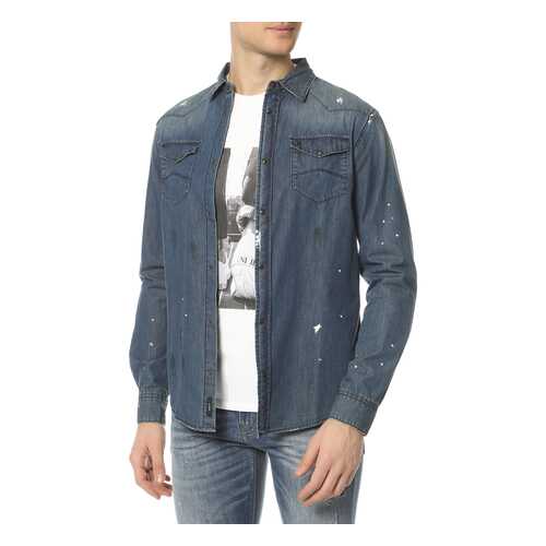 Сорочка мужская Armani Jeans 3Y6C29/6DBCZ/1500 синяя XL в Мотиви
