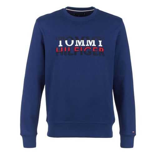 Свитшот мужской Tommy Hilfiger MW0MW12874 синий XXL в Мотиви