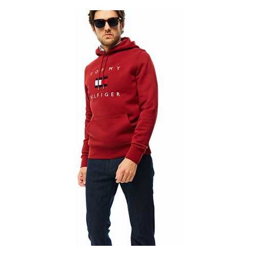 Толстовка мужская Tommy Hilfiger MW0MW14203 красная L в Мотиви