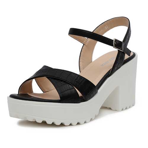 Босоножки женские T.Taccardi K0356PT-8A черные 40 RU в Мотиви