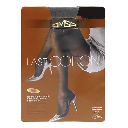 Колготки Omsa LASTICOTTON / Grigio grafite (Мокрый асфальт) / 3 (M) в Мотиви