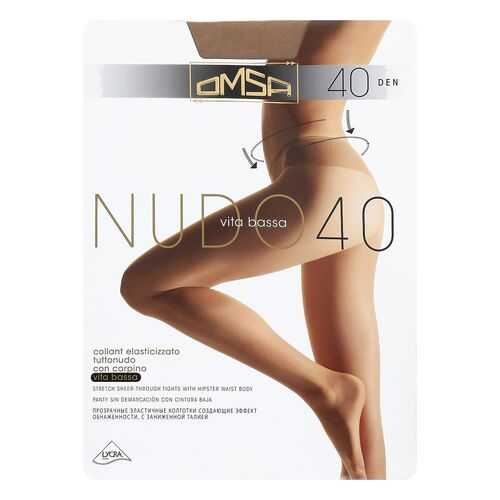 Колготки Omsa NUDO 40 VITA BASSA / Daino (Загар) / 3 (M) в Мотиви