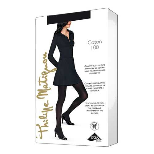 Колготки Philippe Matignon COTON 100 / Nero (Черный) / 4 (L) в Мотиви