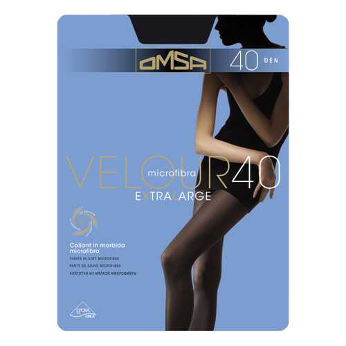Колготки женские Omsa 265 40 д XL Velour-1 коричневые XL в Мотиви