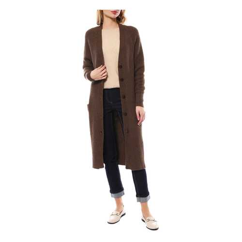 Пальто женское Mir cashmere YWI16-001 коричневое L в Мотиви