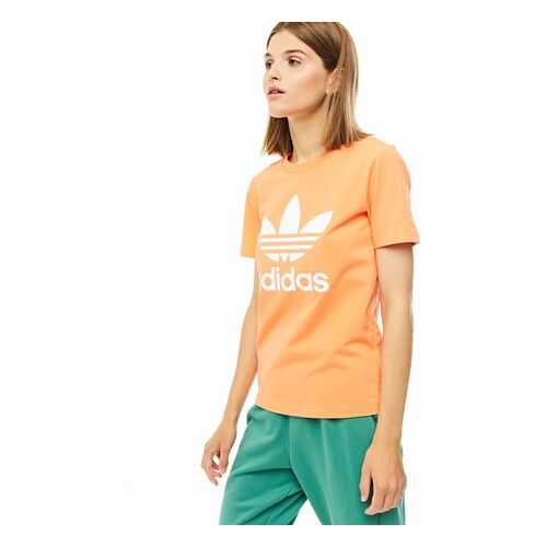 Футболка женская adidas Originals FM3 оранжевая 38 DE в Мотиви