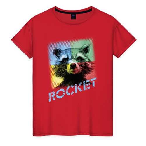 Футболка женская ВсеМайки 2166483 красная XXXL в Мотиви